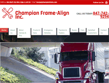 Tablet Screenshot of championframe.com